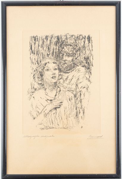 D'après Pierre BONNARD 
Suite de trois gravures...