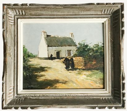 Alexandre Gabriel GAILLARD-DESCHAMPS (c.1903-1984)
Bretonnes...