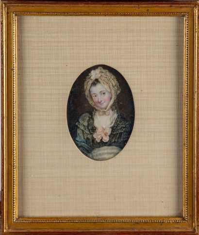 ECOLE FRANCAISE DU XIXe
Portrait de jeune...