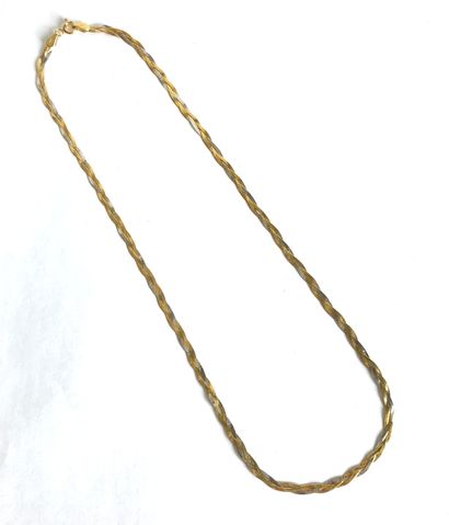 Petit collier en or 18K (750/1000) en forme...