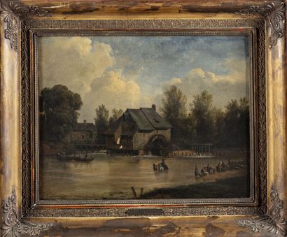 Théodore LESVIGNES (1848-1912)
Paysage au...