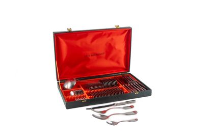 GUY DEGRENNE
Partie de ménagère en inox modèle...