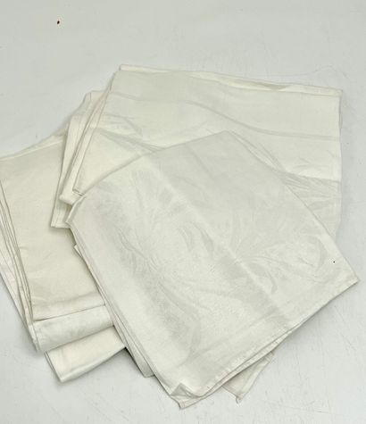 Ensemble de 9 serviettes de table en coton,...