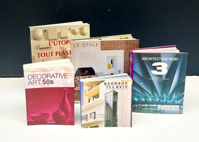 Ensemble de livres sur le design comprenant...