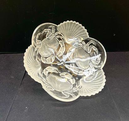 Manufacture MISAKA 
Plat de service en verre...