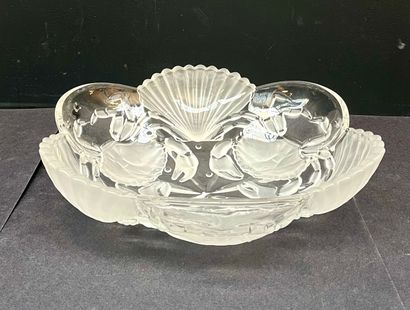 Manufacture MISAKA 
Plat de service en verre...