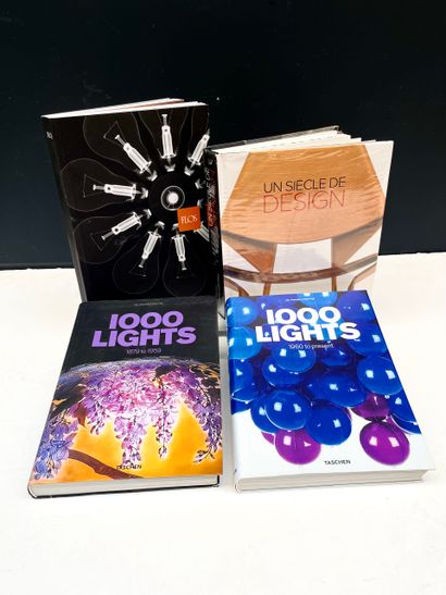 Ensemble de livres sur le design comprenant...