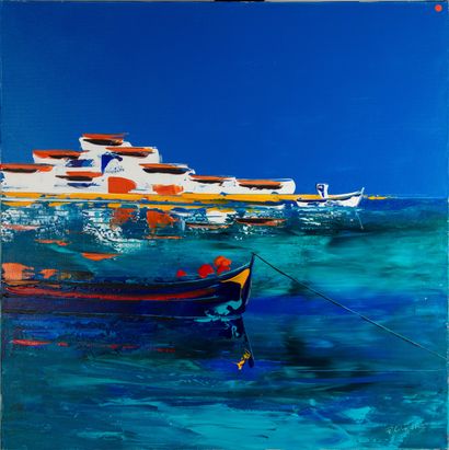 Rénald LEMAIRE (20th)
Lot of 6 oils on canvas,...