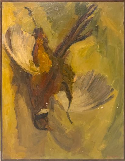 20th century FRENCH SCHOOL 
Lot of 9 paintings...