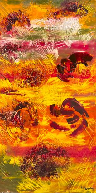 Rénald LEMAIRE (20th)
Lot of 7 oils on canvas,...