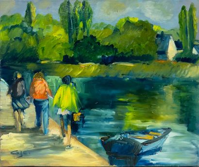 20th century FRENCH SCHOOL
Lot of 10 oils...