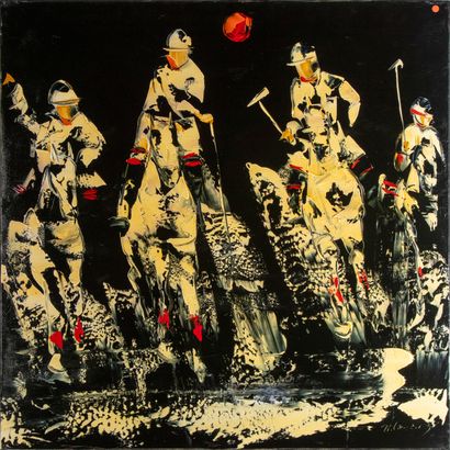 Rénald LEMAIRE (20th)
Lot of 6 oils on canvas,...