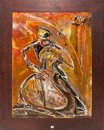 20th century FRENCH SCHOOL 
Lot of 9 paintings...