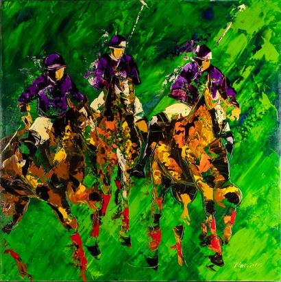 Rénald LEMAIRE (20th)
Lot of 6 oils on canvas,...
