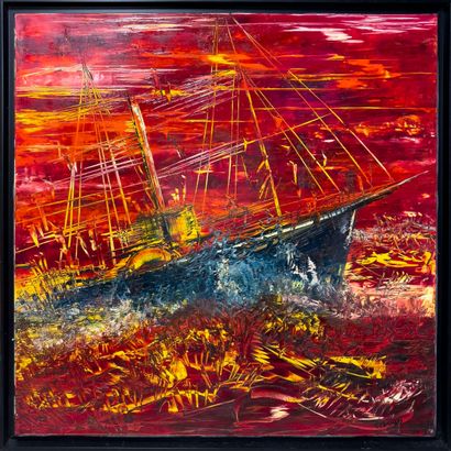 Rénald LEMAIRE (20th)
The boat in the storm...