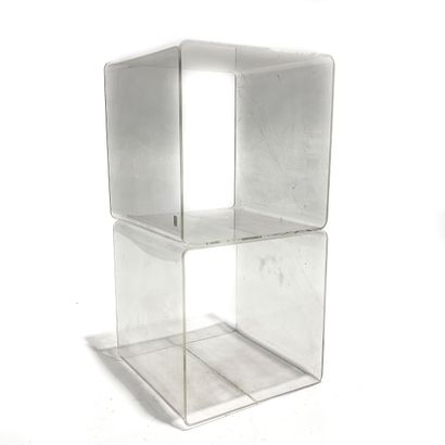 David LANGE (XXe)
Suite de deux cubes en...