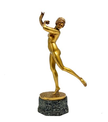 Paul PHILIPPE (1870-1930)
Danseuse 
Bronze...