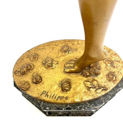 Paul PHILIPPE (1870-1930)
Danseuse 
Bronze...