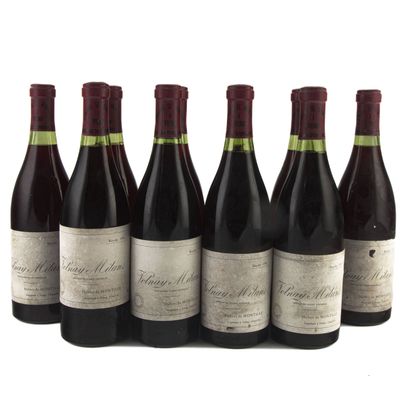 10 bottles VOLNAY- MITANS 1981 Hubert Montille
(Levels...