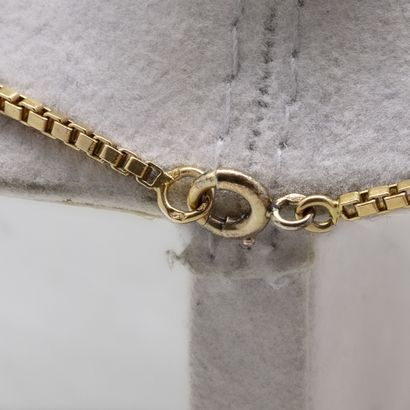 18 K (750/1000) yellow gold Venetian link...
