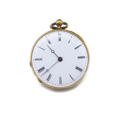 Ladies' collar watch in 18 K (750/1000) yellow...