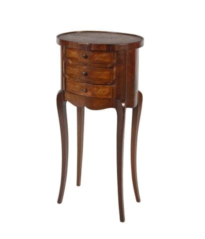 Small bedside table made of veneered wood...