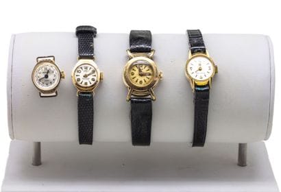 Lot de 4 montres comprenant, une MP, une...