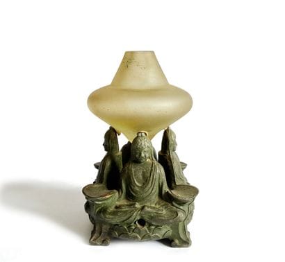 Lampe à huile ou à parfum à récipient de...