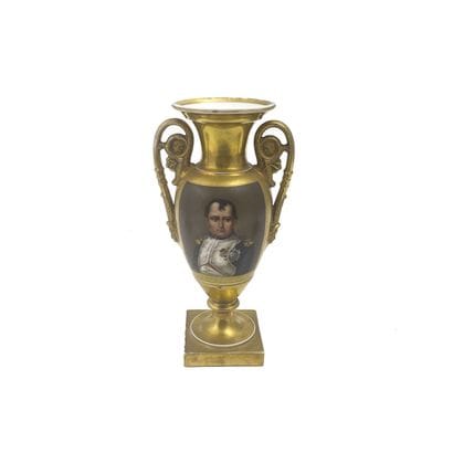 MANUFACTURE DE PARIS
Porcelain amphora vase...