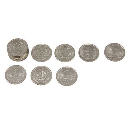 Lot de 82 pièces en cupronickel comprenant...