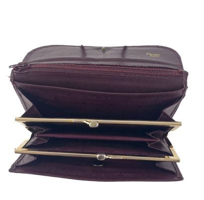 CARTIER Paris
Burgundy leather women's wallet,...