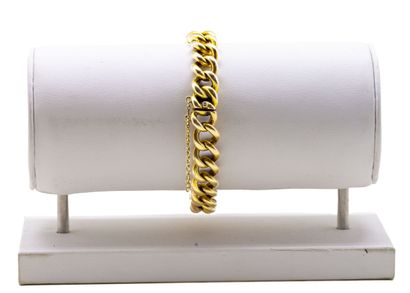 Bracelet en or jaune 18 K (750/1000), fermoir...