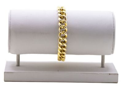 Bracelet en or jaune 18 K (750/1000), fermoir...