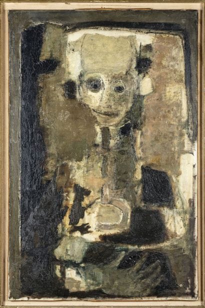 Paul RAMBIE (1919-2020)
Personnage en buste
Huile...