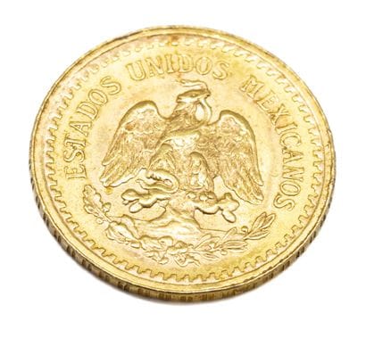 MEXIQUE 
1 Pièce de 2 1/2 Pesos en or Miguel...