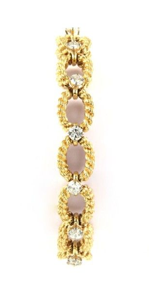 BOUCHERON bracelet en or jaune orné de maillons...