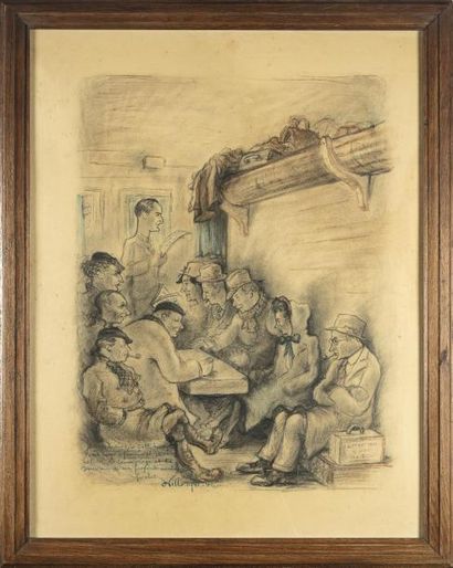 Lithographie Frank Will 76x61 cm 