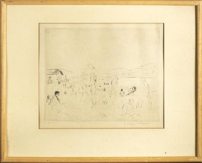 André DUNOYER DE SEGONZAC (1884-1974) La...