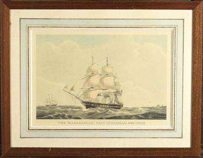 GRAVURE MARINE
Lot de 4 jolies reproductions...