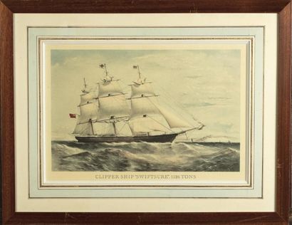 GRAVURE MARINE
Lot de 4 jolies reproductions...