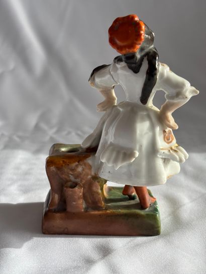 Attributed to Jacob Petit. 
Inkwell featuring...