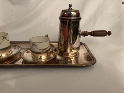 Head to head silver-plated coffee set, including...