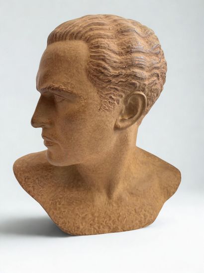 Lucien GIBERT (1904-1988). 
Bust of Jean...