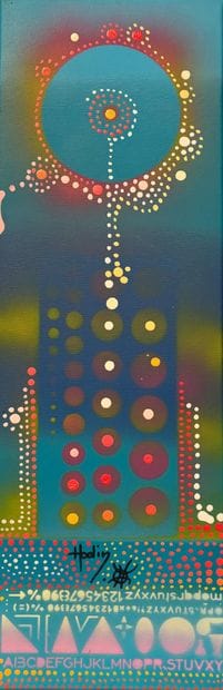 Jean-Marie HODIN (born 1958).
Vertical composition
Acrylic...