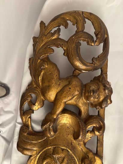 Part of an 18th-century pediment in openwork...