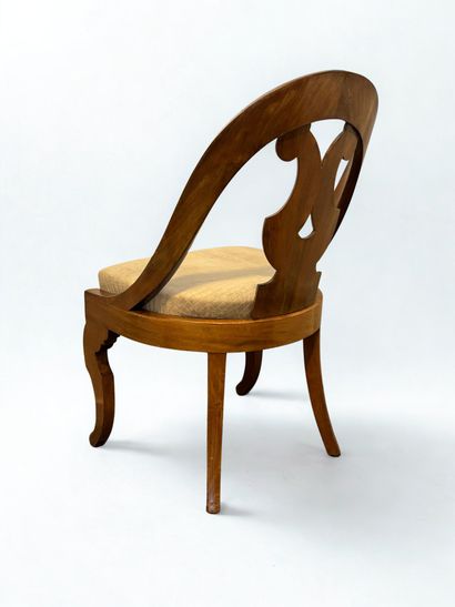 Suite of six Louis-Philippe period gondola...