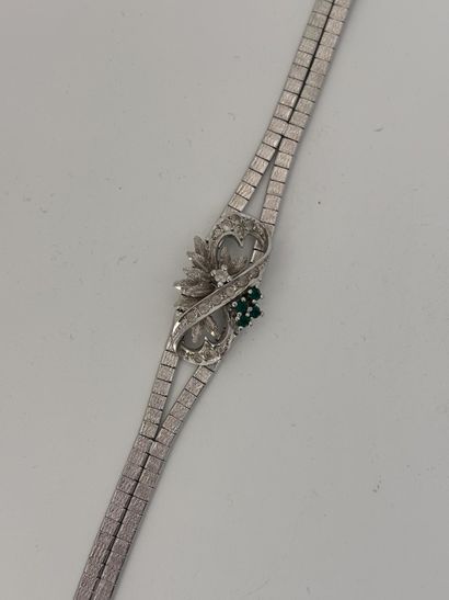 Small lot of silver jewelry, including a...