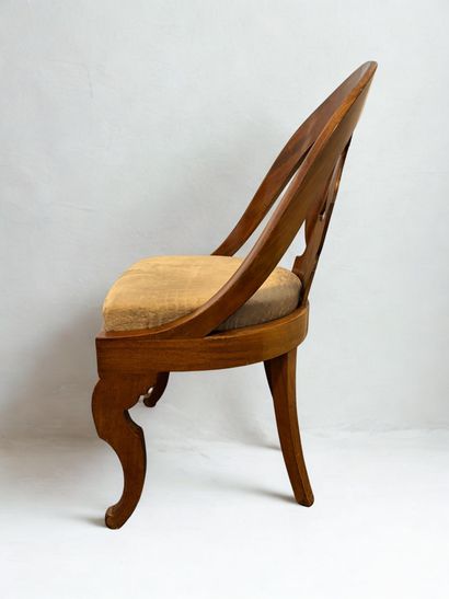 Suite of six Louis-Philippe period gondola...