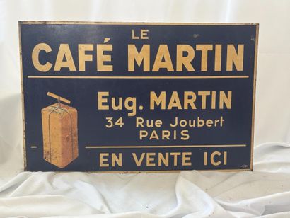 Enamelled advertising plate, 