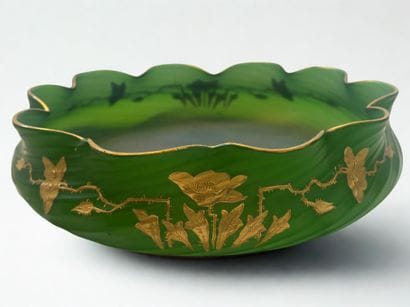 A. RUPP, Meistersdorf crystal works. 
Large...